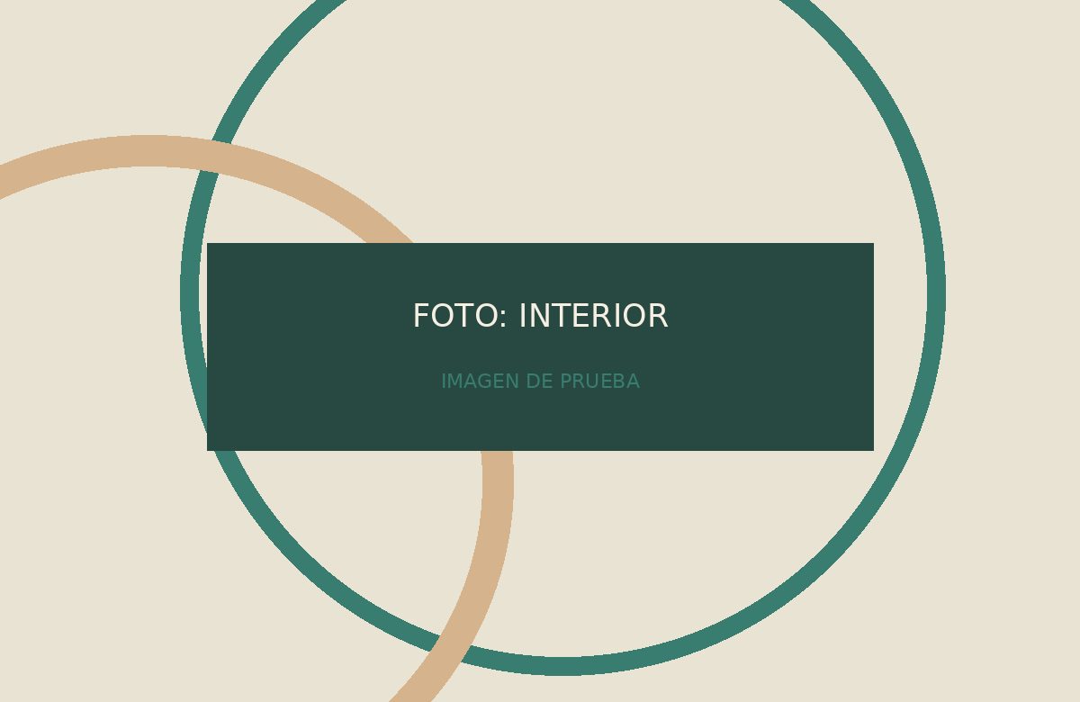 Imagen de demostración interior — reemplazar por fotografía real