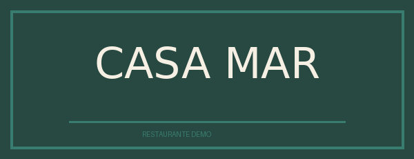 Logo de demostración Casa Mar